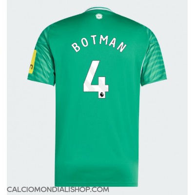 Maglie da calcio Newcastle United Sven Botman #4 Seconda Maglia 2025-26 Manica Corta Maglie da calcio Newcastle United Sven Botman #4 Seconda Maglia 2025-26 Manica Corta
